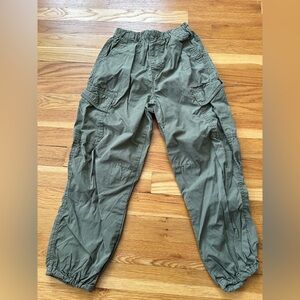 Kid’s Olive Cargo Pants